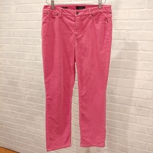 Talbots Flawless 5 Pocket Pink Straight Pant SZ 8